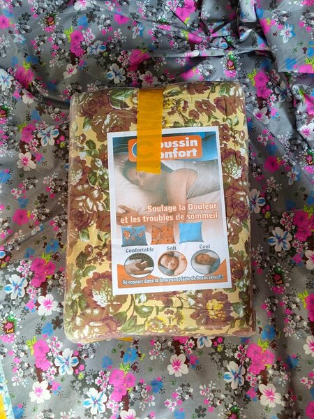 Coussin Confort Floral Doux