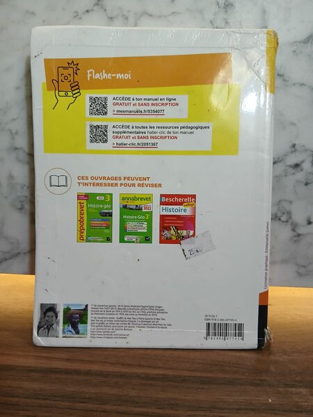 Manual scolaire Histoire-Géo 3e