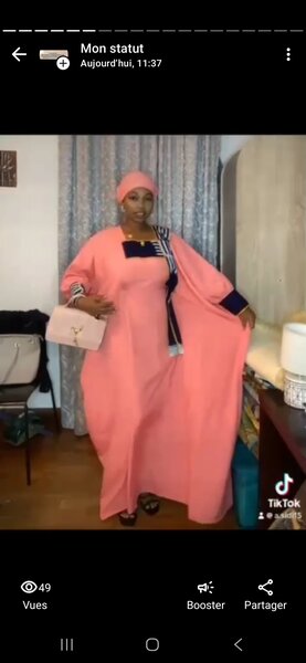 Robe Caftan Élégante Femme