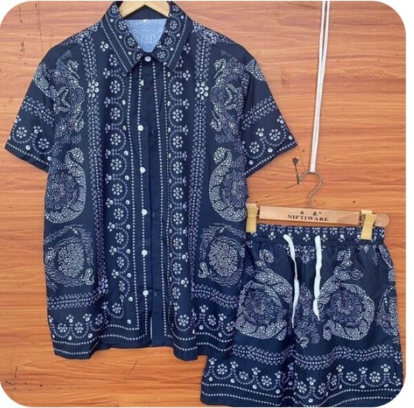 Vintage shirt top and down short available