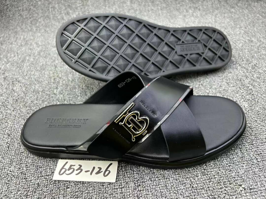 Leather slippers available