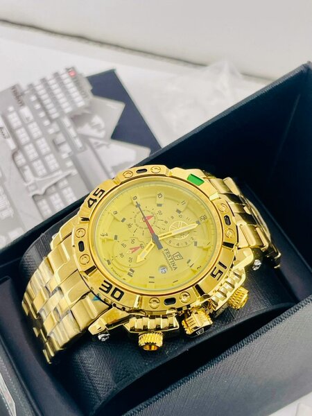 Montre Chronographe Acier Homme