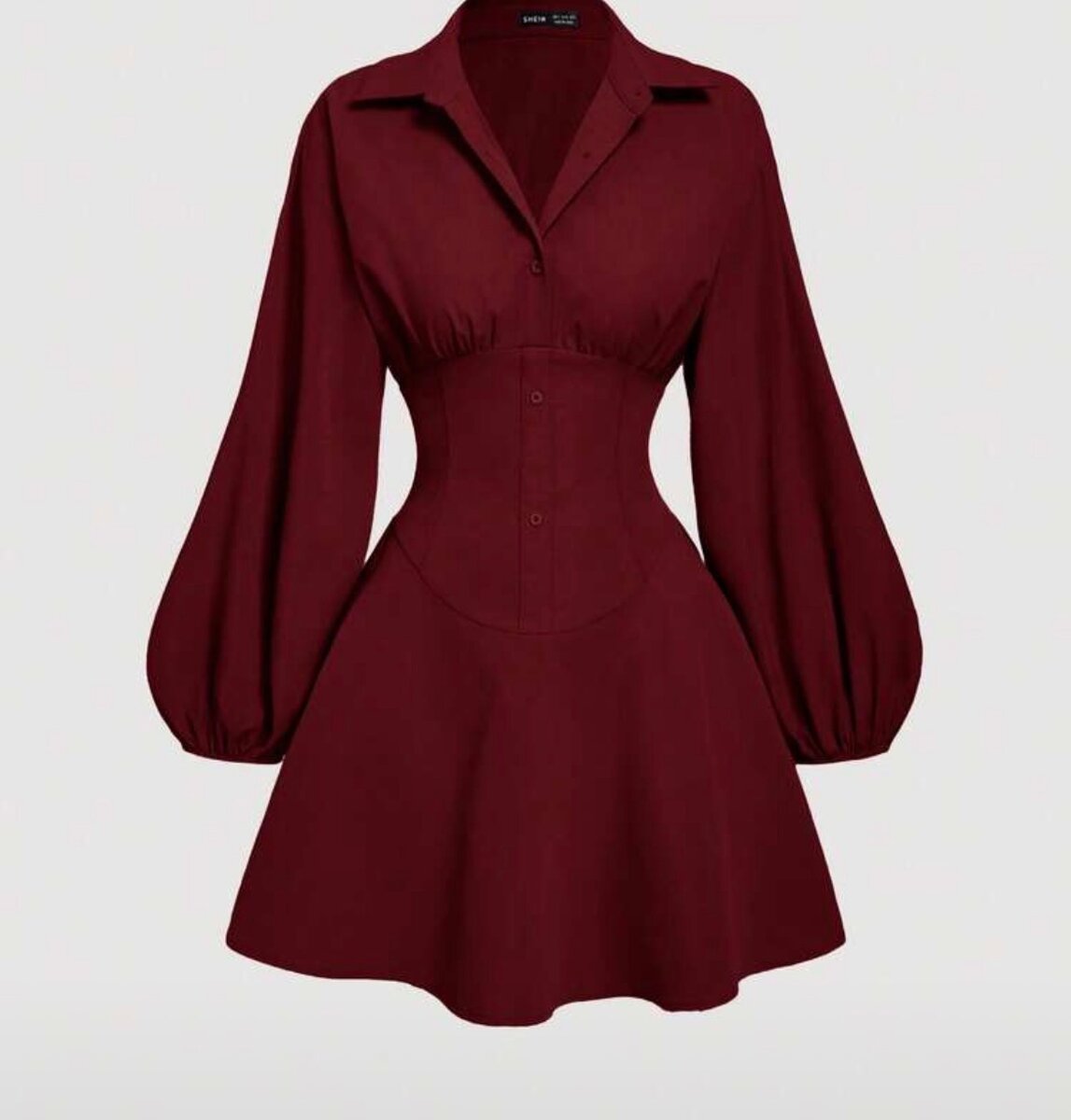 Robe élégante à manches longues