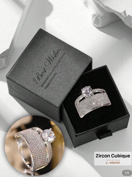 Bague Éclat Zircon Cubique