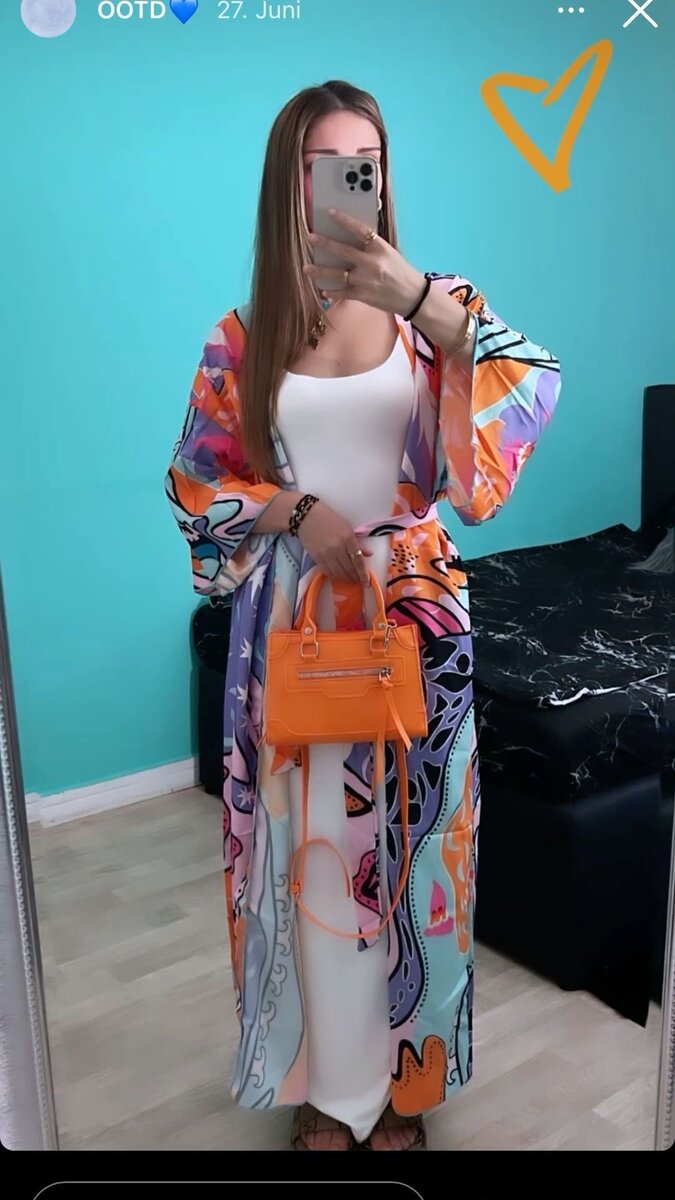 Robe ample & cardigan