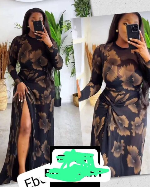 Robe Maxi Élégante Fleurie