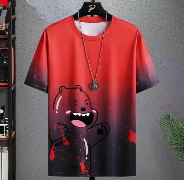 Bear print Tshirt for men
