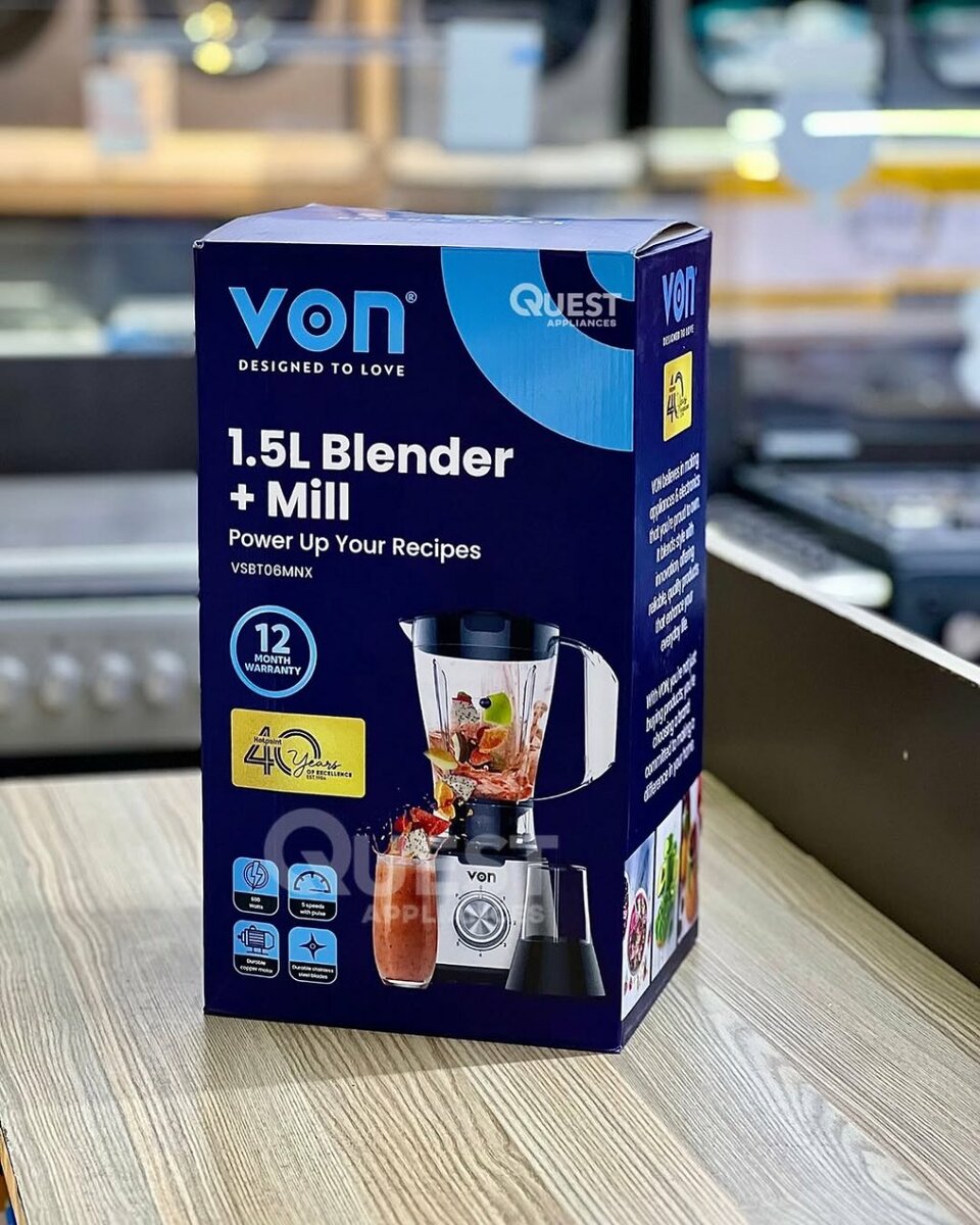 Von 1.5L Blender + Mill