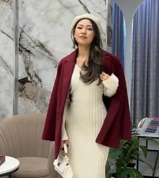 Пиджак бордовый