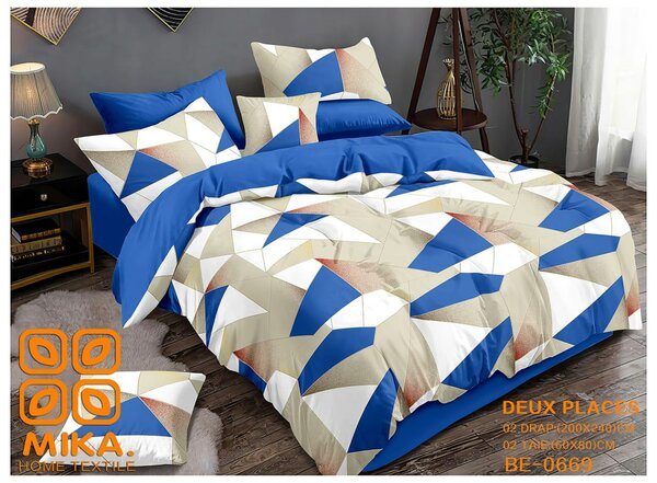 Draps 3 place motifs modernes