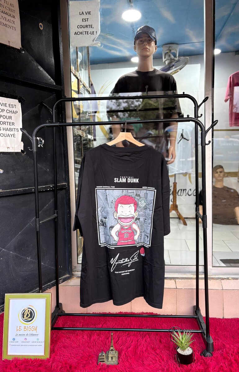 T-shirt noir Slam Dunk