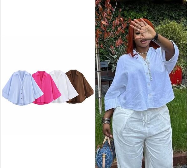 Chemise élégante ample femme