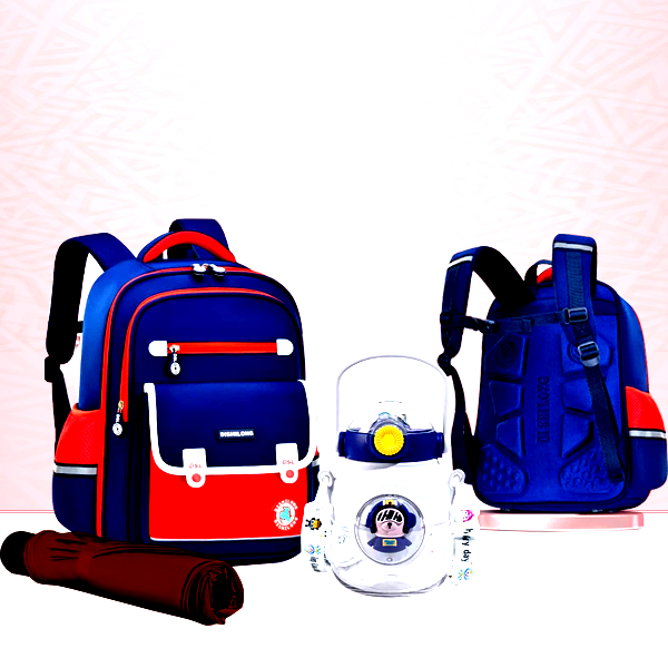 Sac à dos + Gourde + Parapluie