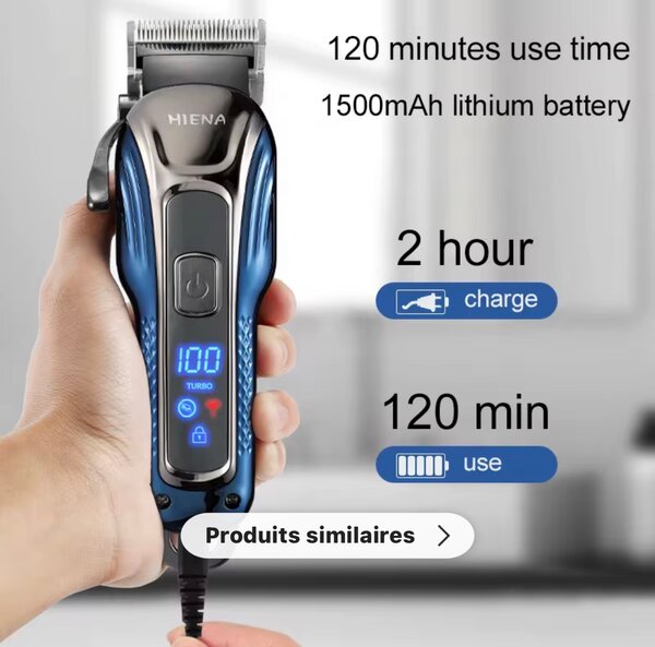 Tondeuse à cheveux rechargeable