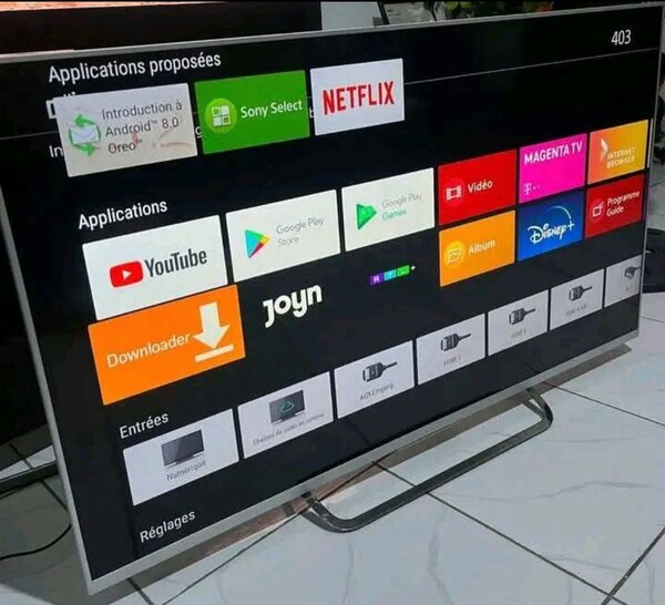 Smart TV LED 4K avec Android