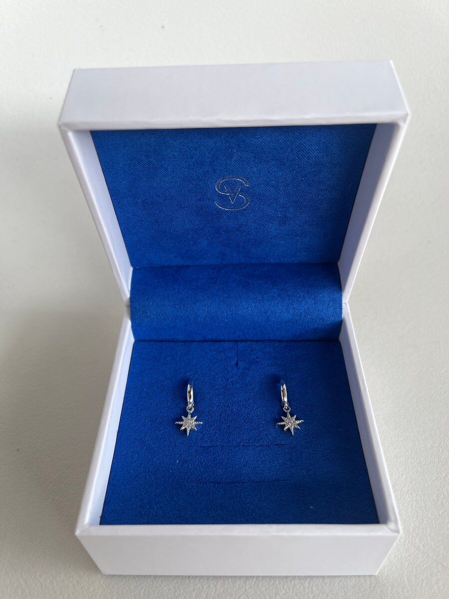 Boucles Étoiles en Argent