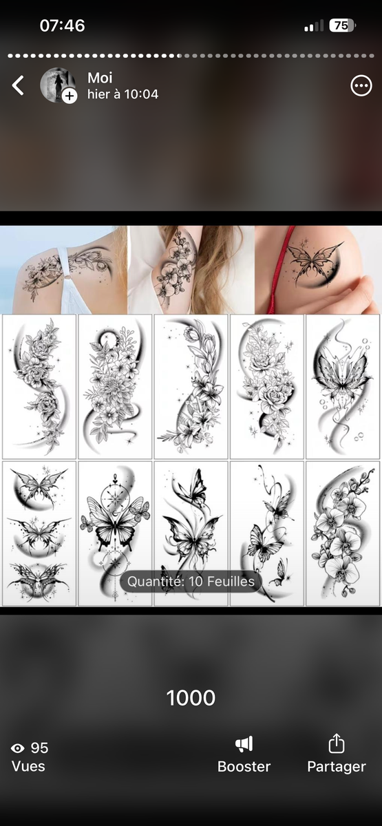 Faux tatouages