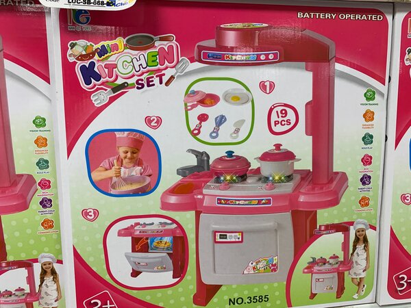 Set de cuisine enfant inox