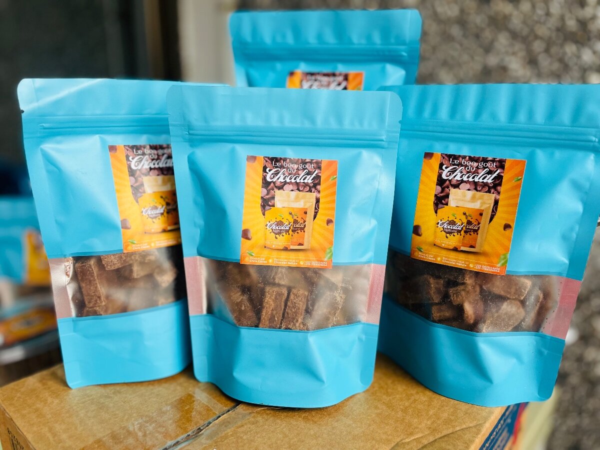 Délicieux Carrés de Chocolat