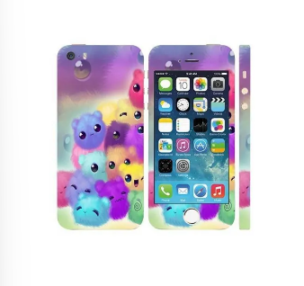 Apple Iphone 5s Kittens Mobile Skin - Multicolor
