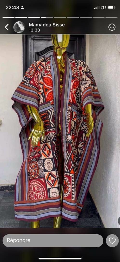 Tunique africaine en coton