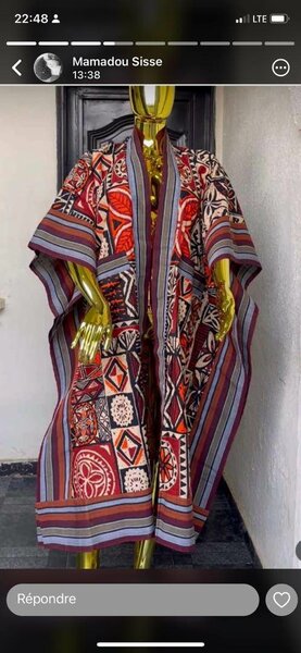 Tunique africaine en coton