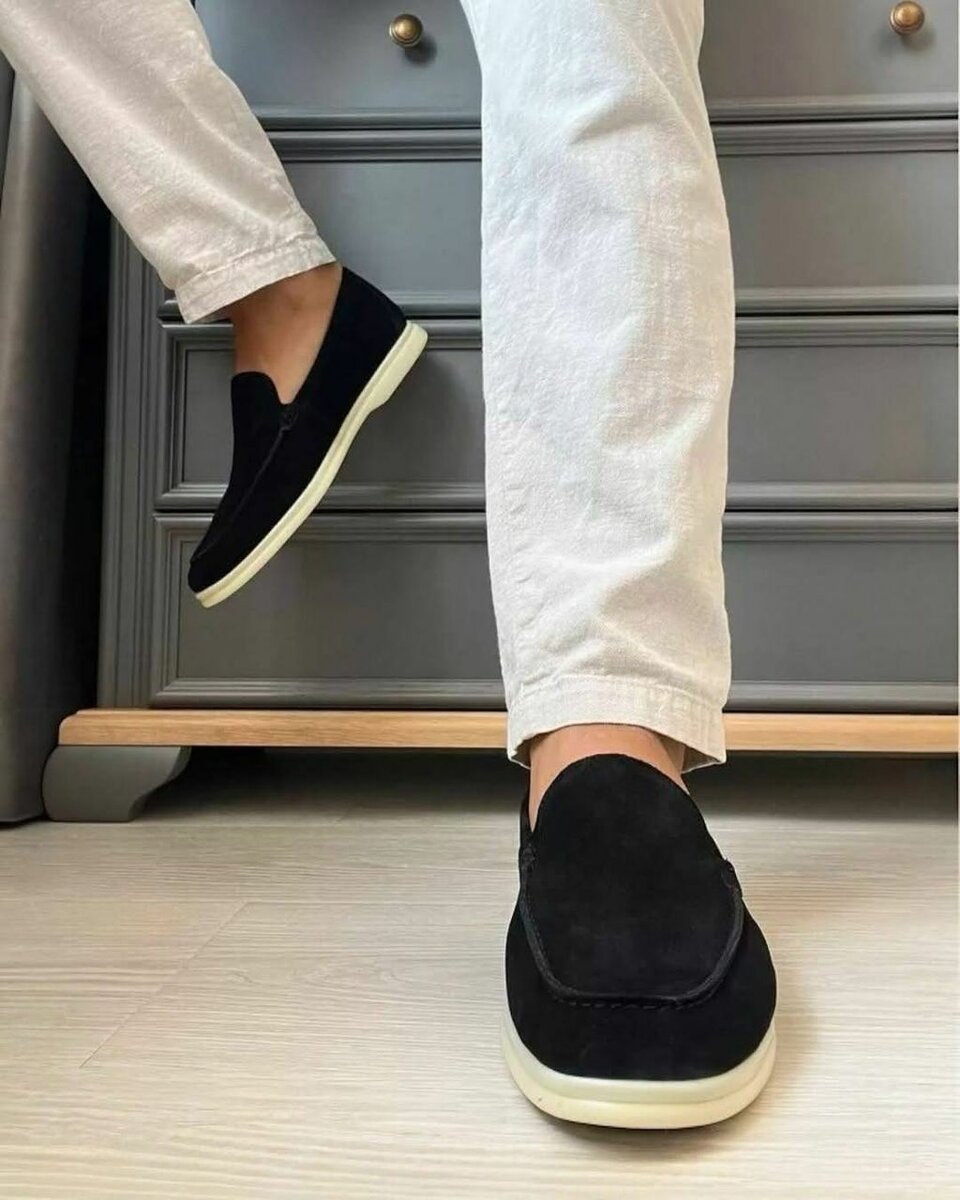 Mocassins en daim pour hommes