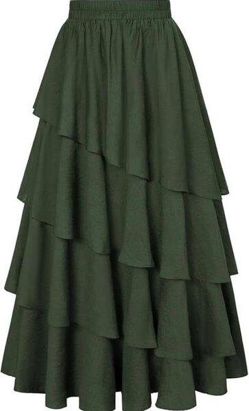 Jupe Longue à Volants Élégante