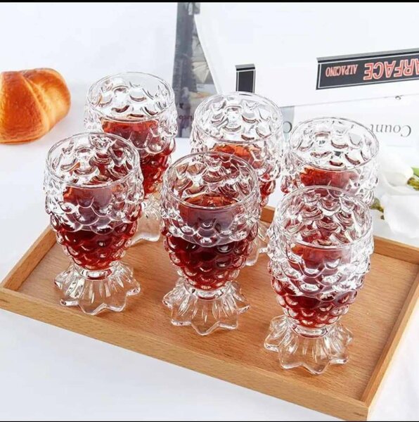 Pineapple Tiki Cocktail Glass