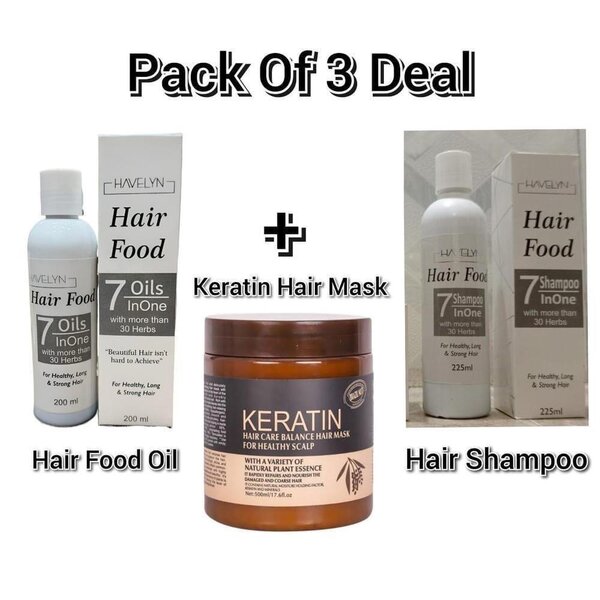 Ultimate 3 in 1 hair Care deal. Hair mask shampoo& oil set