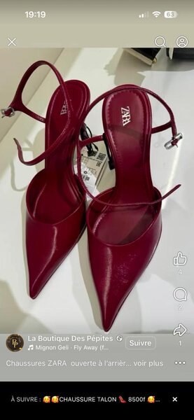 Escarpins rouges Zara élégants