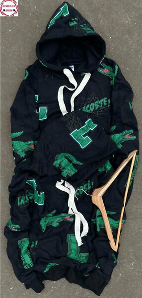 Sweat à capuche imprimé crocodile