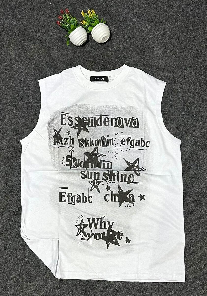 Débardeur sans manches imprimé