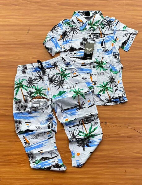 Kids 2 Pieces Summer Wear Top & Down - Multicolor