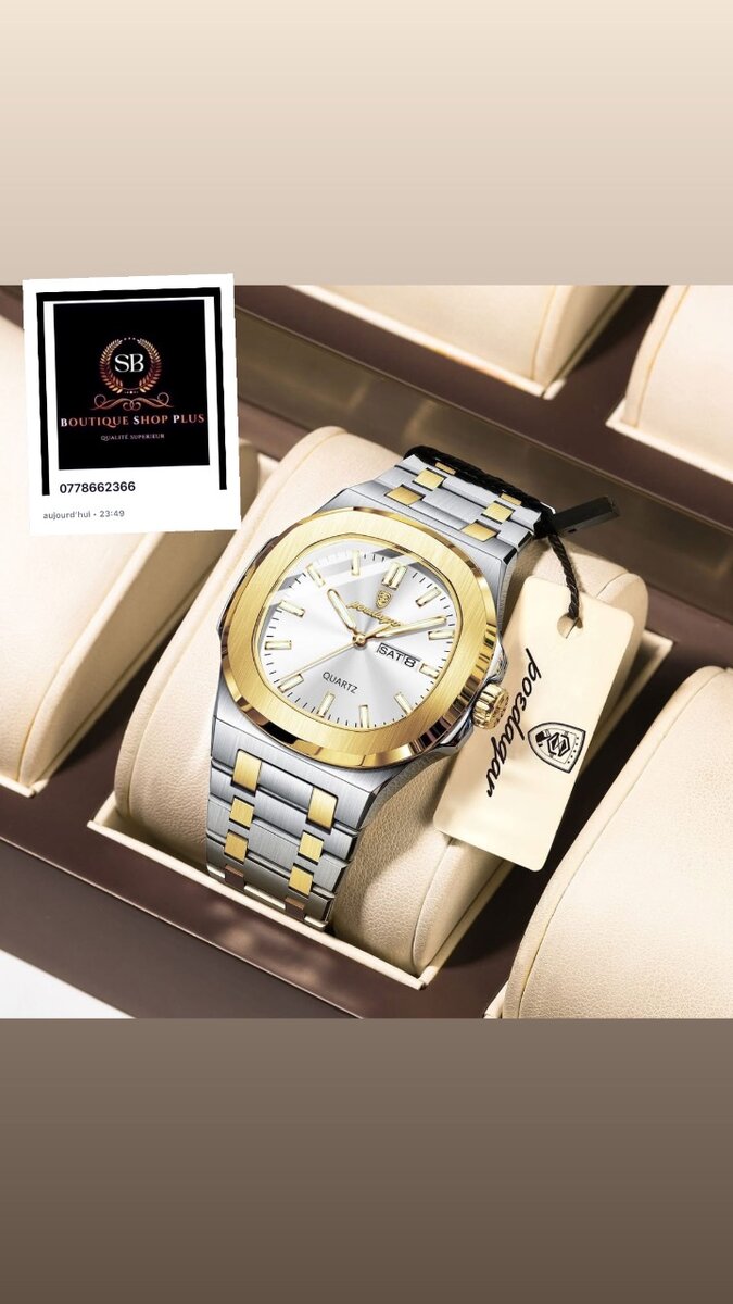 Montre Bracelet Luxe Homme