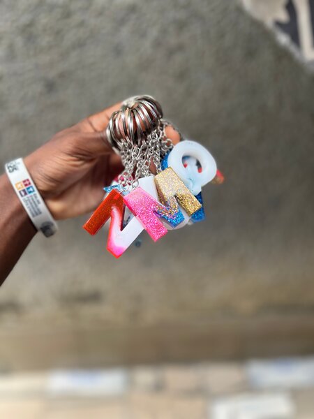 Colorful Resin Keychains