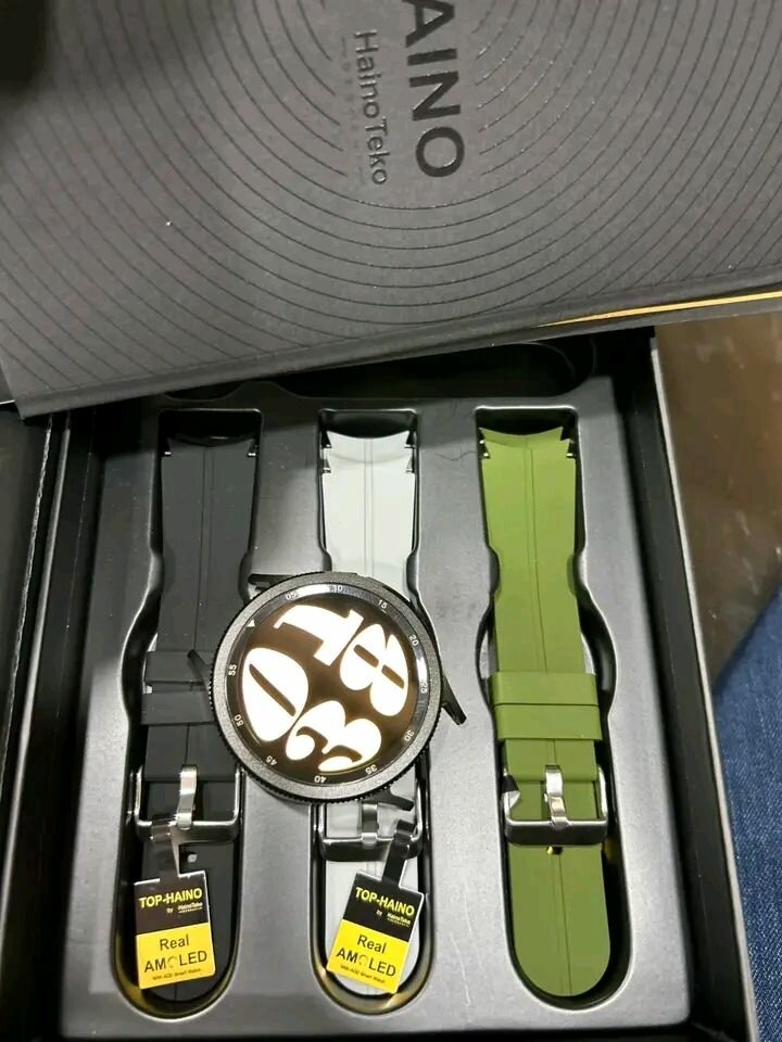 Montre intelligente AMOLED Top-Haino