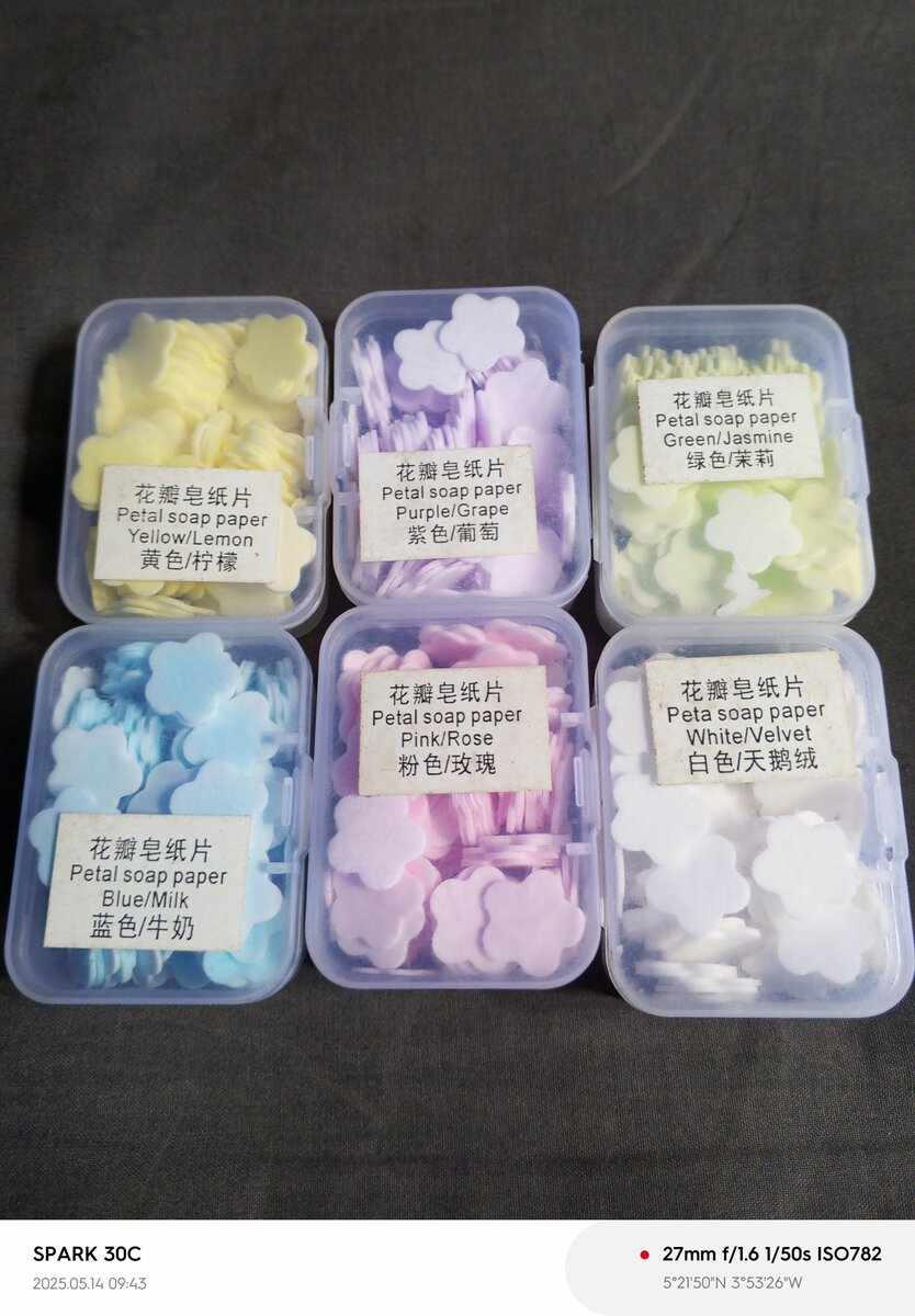 Savons de poche pour les mains