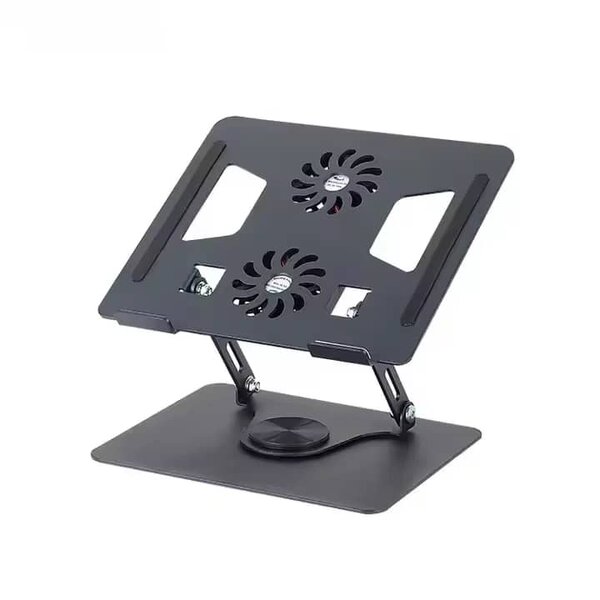 Support ajustable avec ventilateur pour ordinateur