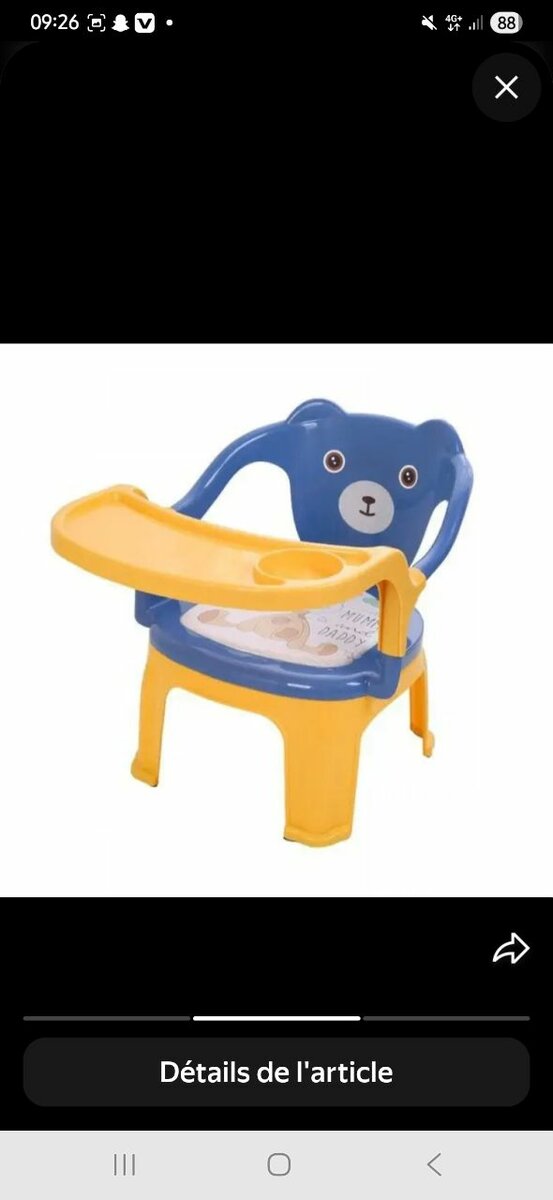 Chaise bébé multifonction