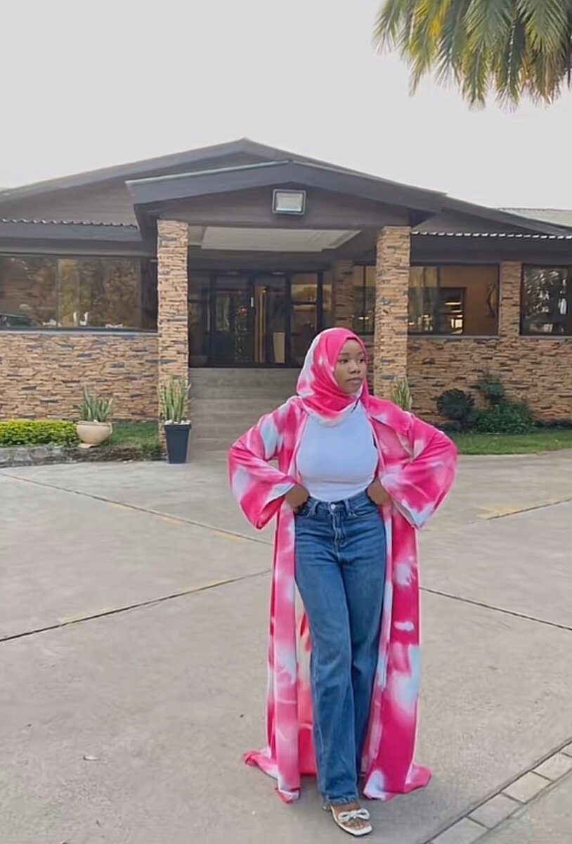 Kimono long avec le foulard