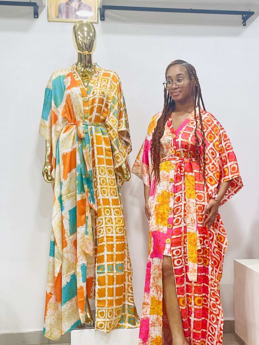 Robes longues en soie 