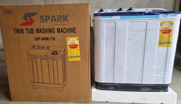 Spark 7KG Twin Tub Washing Machine SP-WM-7K