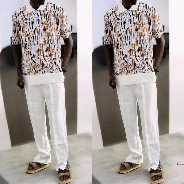 Ensemble décontracté homme élégant