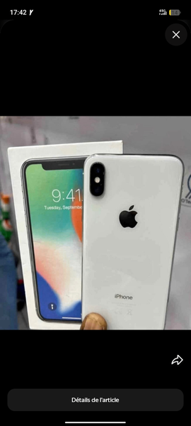 iPhone X 64GB Argent