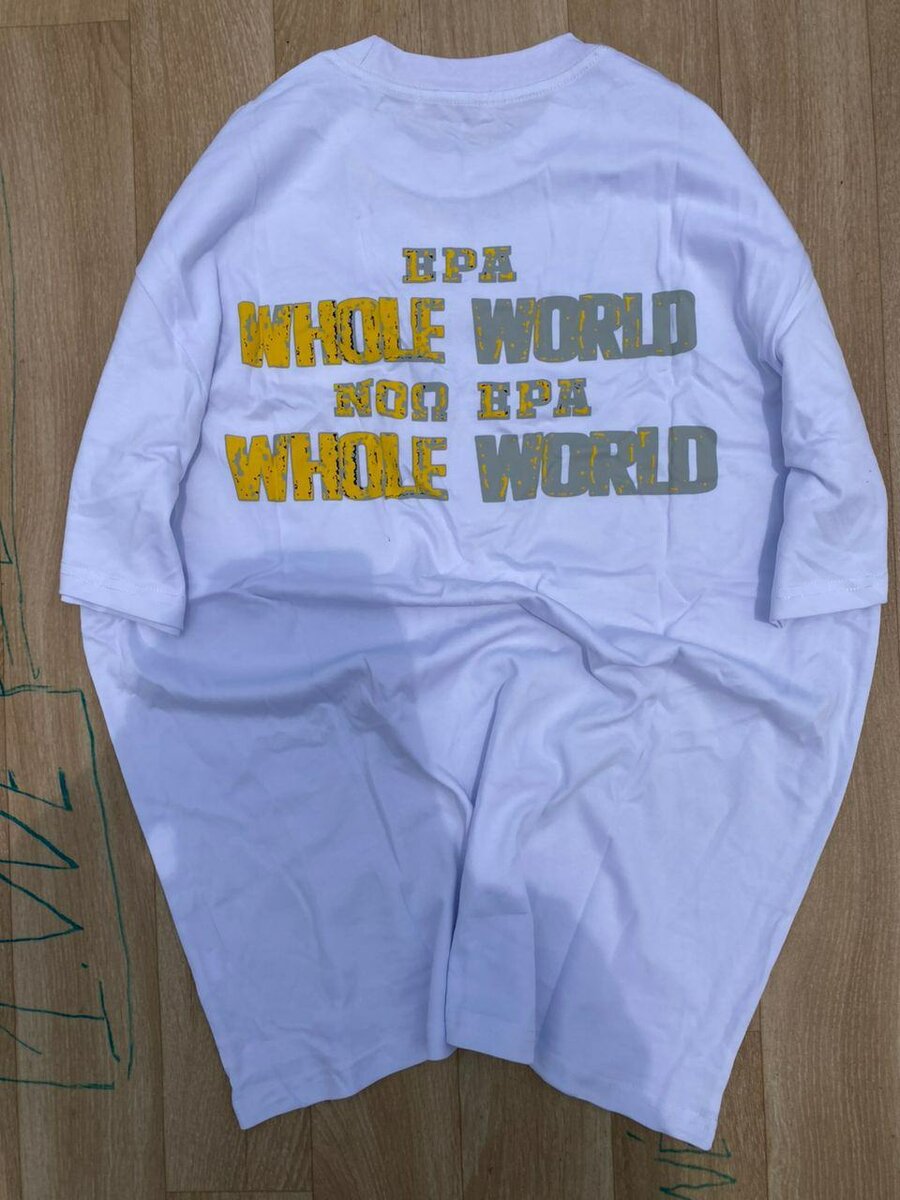 T-shirt imprimé oversize unisexe