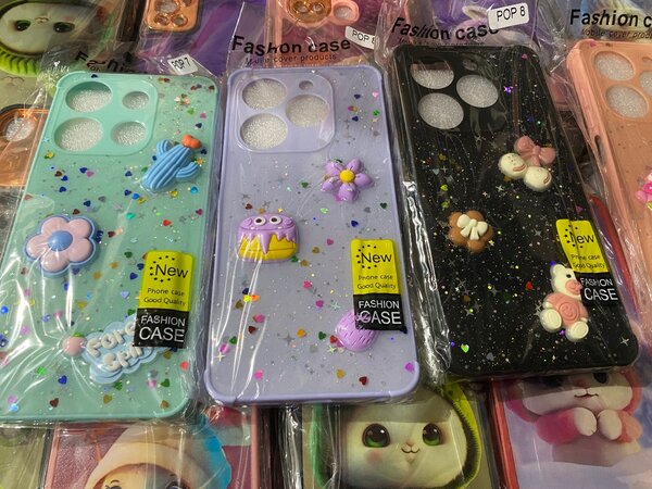 Assorted phone cases