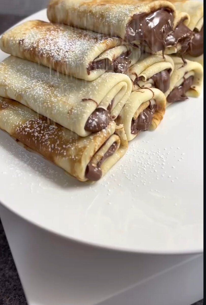 Crêpes au chocolat