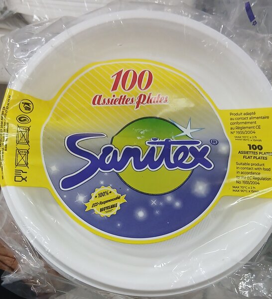 Assiettes Plates Sanitex