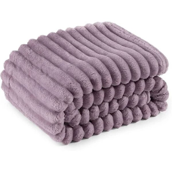 Plaid douillet en fausse fourrure